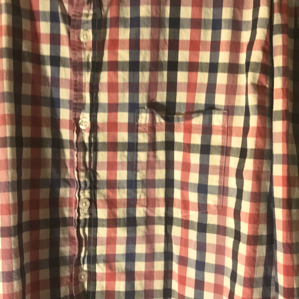 J.Crew oxford button down long shirt size xl   pocket flex washed classic preppy - Picture 4 of 9